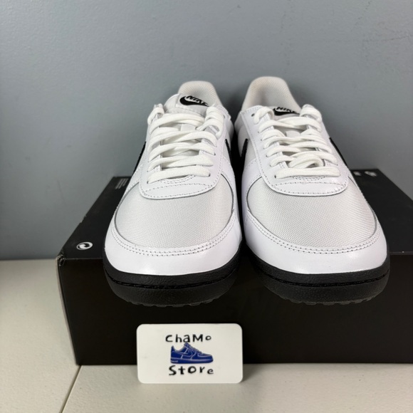 Nike Field General LTR Sneaker Casual Shoes White Black IF1738 100 Men's Sz - Picture 2 of 11